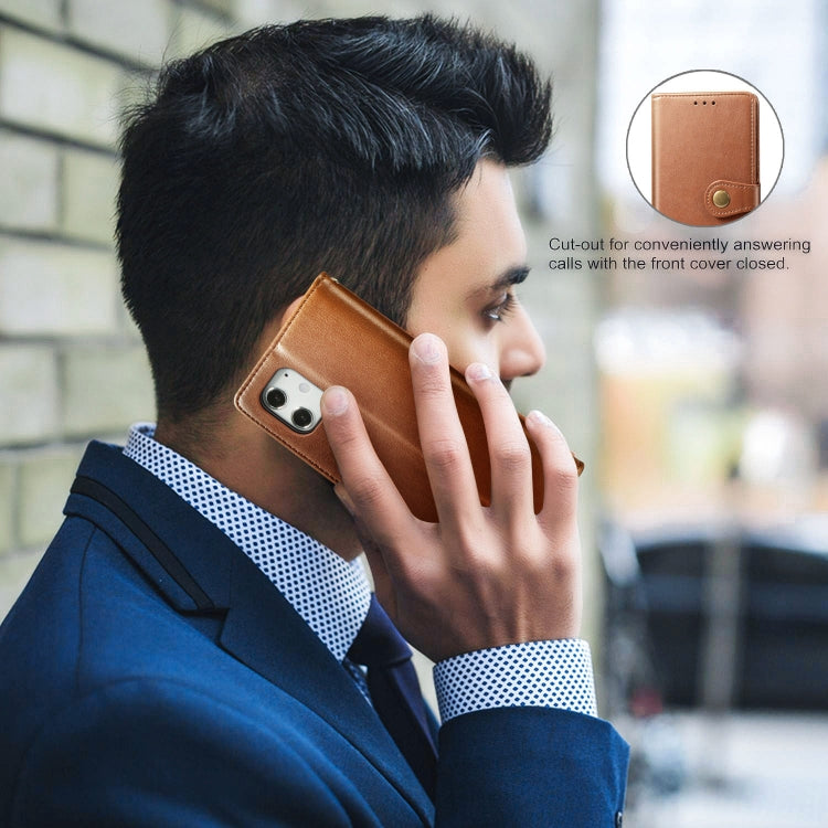 Retro Solid Color Leather Buckle Phone Case with Lanyard & Photo Frame & Card Slot & Wallet & Stand Function