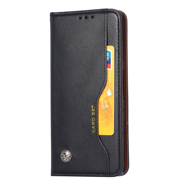 For iPhone 12 Max Knead Skin Texture Horizontal Flip Leather Case with Photo Frame & Holder & Card Slots & Wallet, For iPhone 12 / 12 Pro