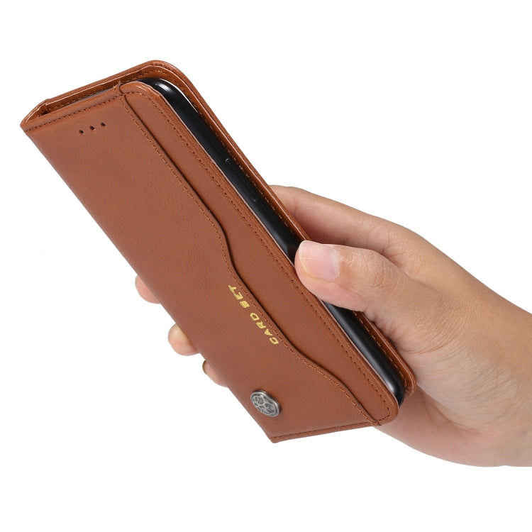 For iPhone 12 Max Knead Skin Texture Horizontal Flip Leather Case with Photo Frame & Holder & Card Slots & Wallet, For iPhone 12 / 12 Pro