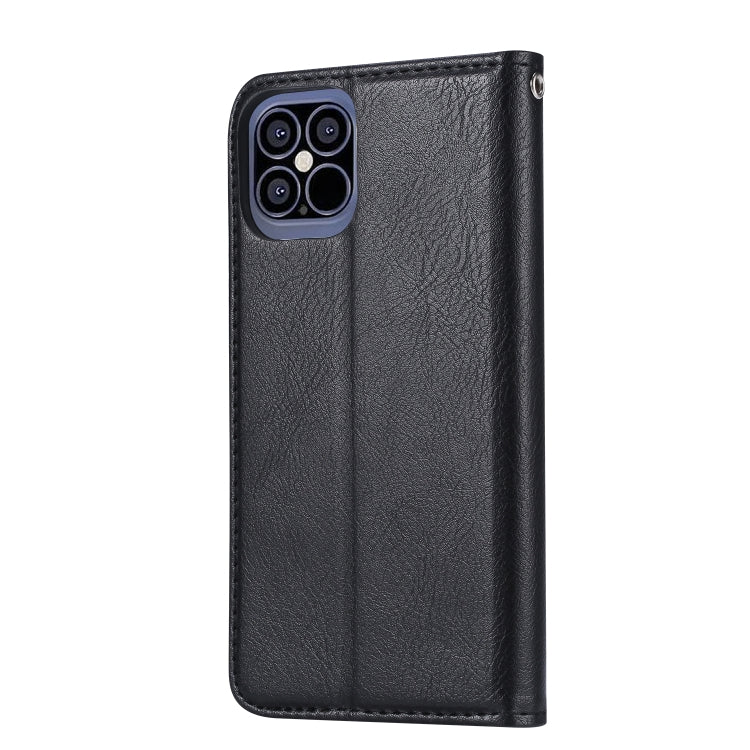 For iPhone 12 Pro Max Knead Skin Texture Horizontal Flip Leather Case with Photo Frame & Holder & Card Slots & Wallet, For iPhone 12 Pro Max
