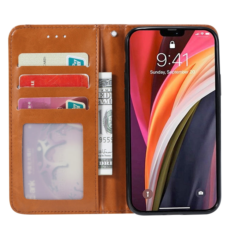 For iPhone 12 Pro Max Knead Skin Texture Horizontal Flip Leather Case with Photo Frame & Holder & Card Slots & Wallet, For iPhone 12 Pro Max