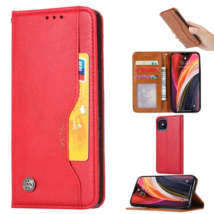 For iPhone 12 Pro Max Knead Skin Texture Horizontal Flip Leather Case with Photo Frame & Holder & Card Slots & Wallet, For iPhone 12 Pro Max