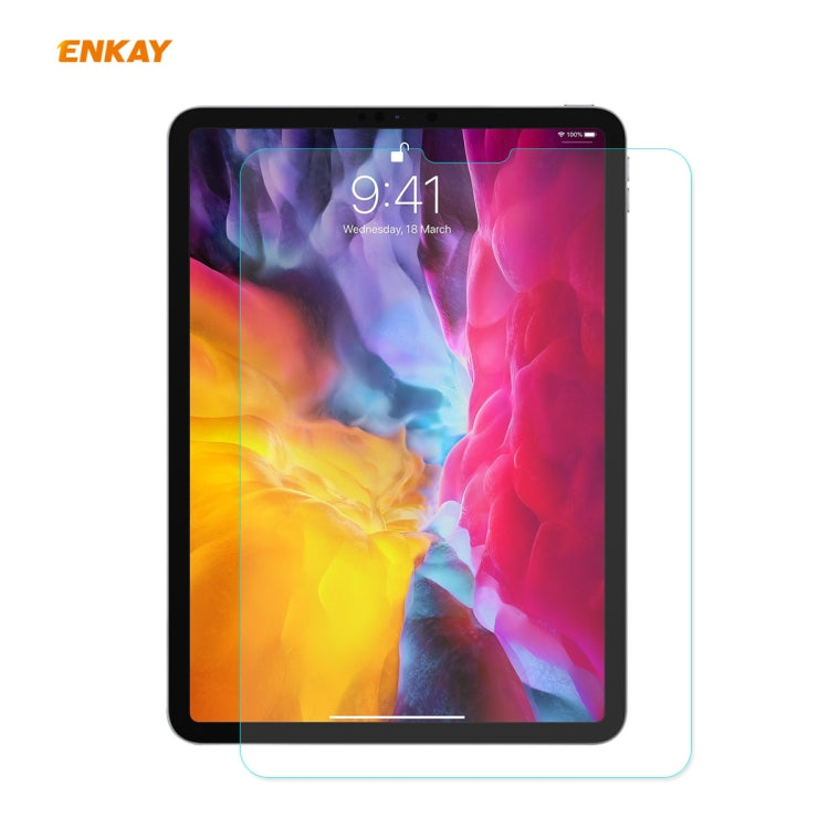 For iPad Pro 11 2020 / 2018 ENKAY Hat-Prince 0.33mm 9H Surface Hardness 2.5D Explosion-proof Tempered Glass Protector, For iPad Pro 11 2022 / 2021 / 2020 / 2018(1pc)