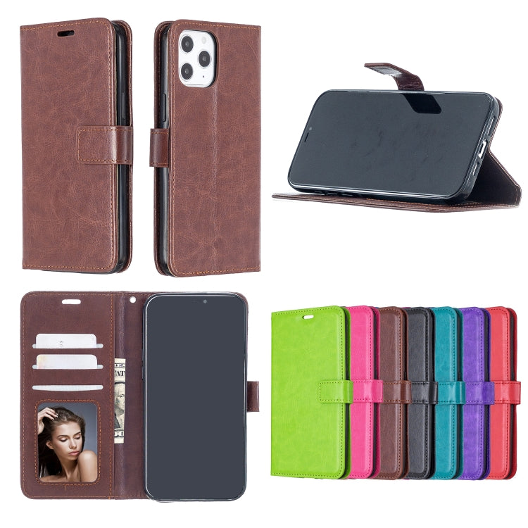 For iPhone 12 Pro Max Crazy Horse Texture Horizontal Flip Leather Case with Holder & Card Slots & Wallet & Photo Frame, For iPhone 12 Pro Max
