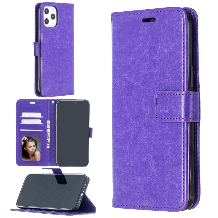 For iPhone 12 Pro Max Crazy Horse Texture Horizontal Flip Leather Case with Holder & Card Slots & Wallet & Photo Frame, For iPhone 12 Pro Max