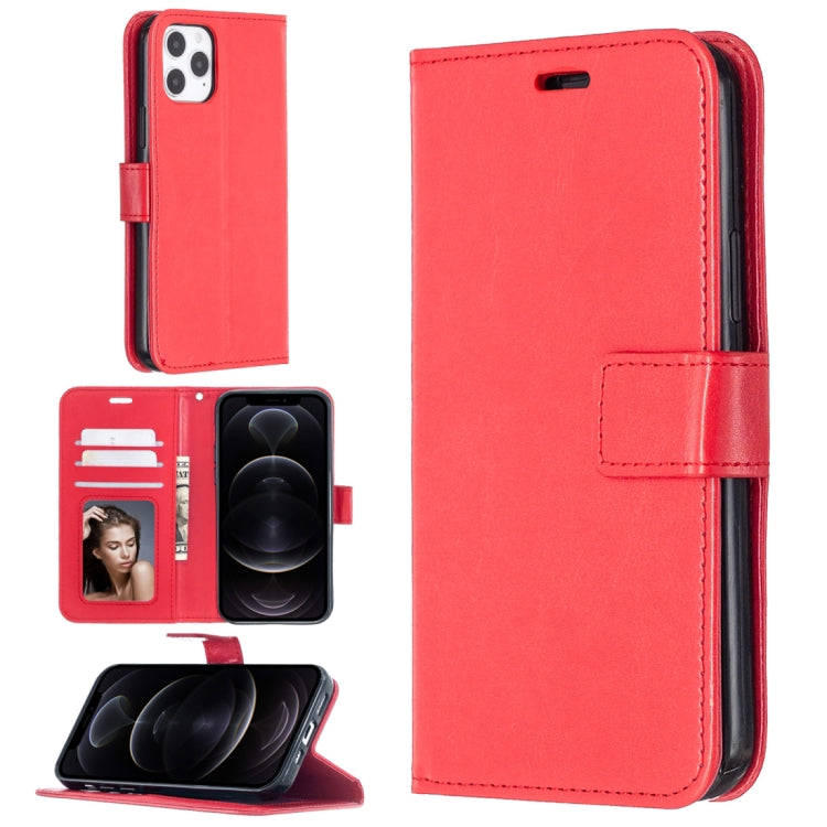 For iPhone 12 Pro / 12 Max Crazy Horse Texture Horizontal Flip Leather Case with Holder & Card Slots & Wallet & Photo Frame, For iPhone 12 / 12 Pro