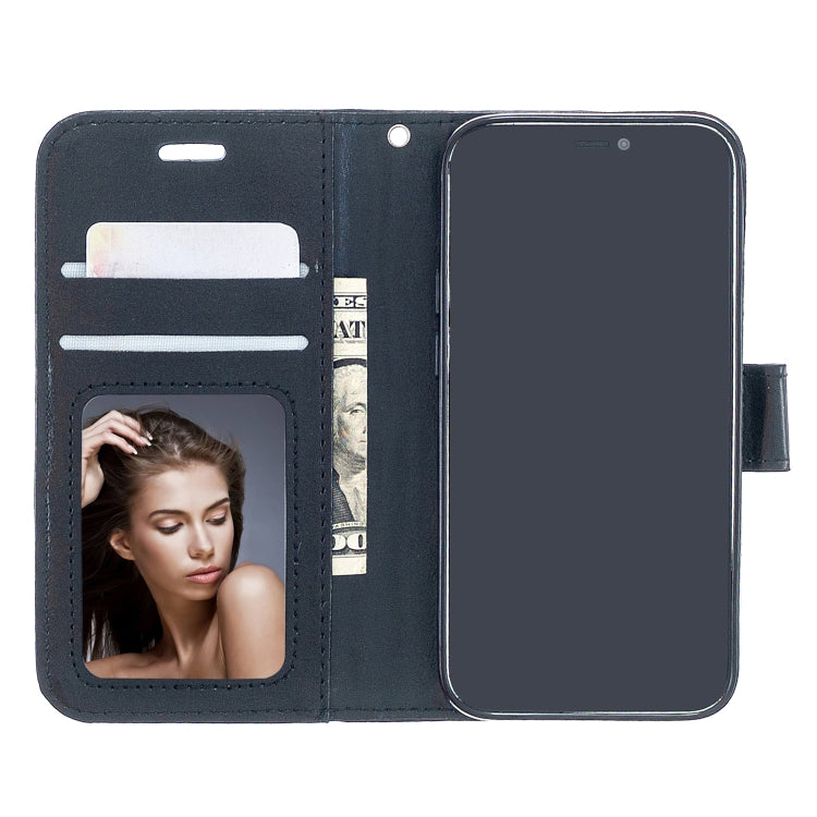For iPhone 12 Crazy Horse Texture Horizontal Flip Leather Case with Holder & Card Slots & Wallet & Photo Frame, For iPhone 12 mini