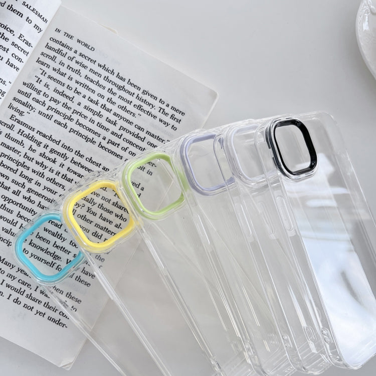 Macaron Lens Frame Transparent TPU Phone Case