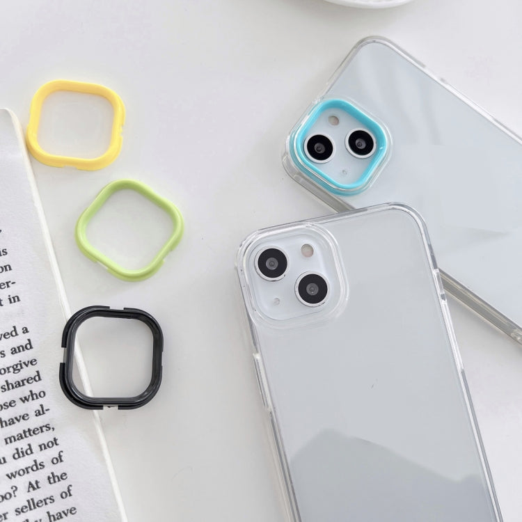 Macaron Lens Frame Transparent TPU Phone Case