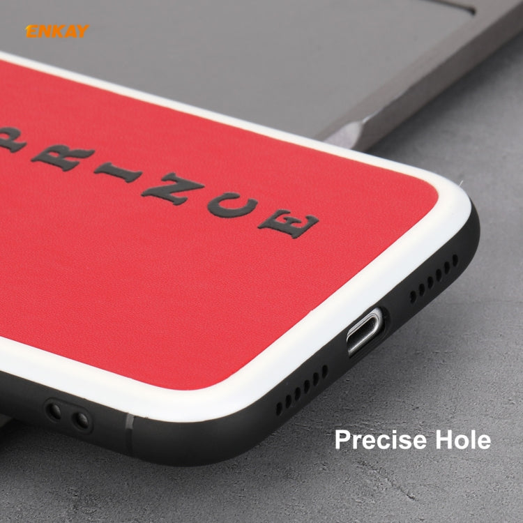 For iPhone 11 Hat-Prince ENKAY ENK-PC046 Cartoon Series PU Leather + PC Hard Slim Case Shockproof Cover, For iPhone 11