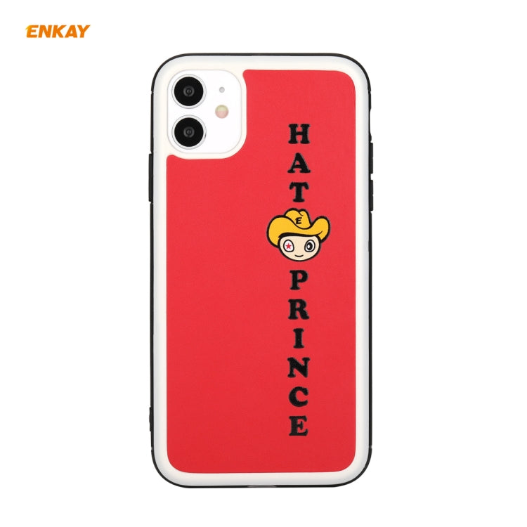 For iPhone 11 Hat-Prince ENKAY ENK-PC046 Cartoon Series PU Leather + PC Hard Slim Case Shockproof Cover, For iPhone 11