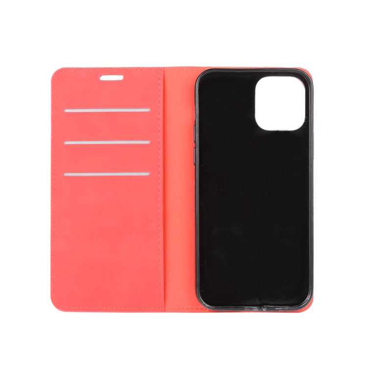 For iPhone 12 Retro-skin Business Magnetic Suction Leather Case with Holder & Card Slots & Wallet, For iPhone 12 mini
