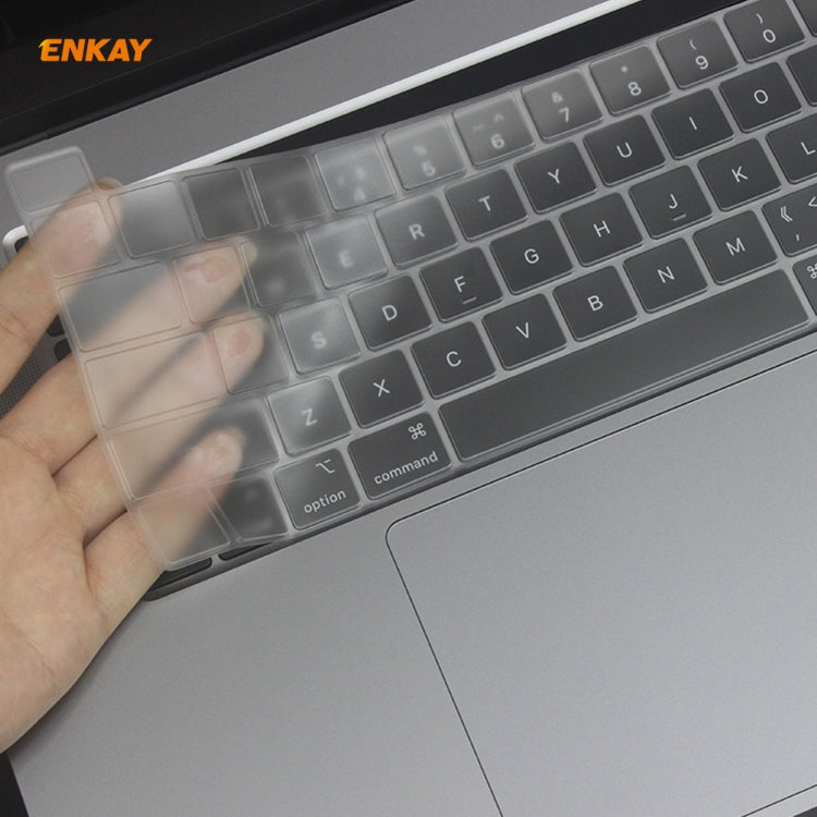ENKAY Hat-Prince 3 in 1 For MacBook Pro 13 inch A2289 / A2251 (2020) Crystal Hard Shell Protective Case + US Version Ultra-thin TPU Keyboard Protector Cover + Anti-dust Plugs Set, For MacBook Pro 13 inch A2289 / A2251 (2020)