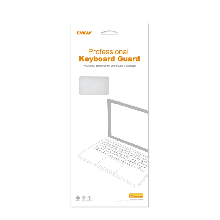 ENKAY Hat-Prince 3 en 1 pour MacBook Pro 13 pouces A2289 / A2251 (2020) Coque de protection rigide en cristal + Protection clavier ultra-fine en TPU (version européenne) + Bouchons anti-poussière, pour MacBook Pro 13 pouces A2289 / A2251 (2020)