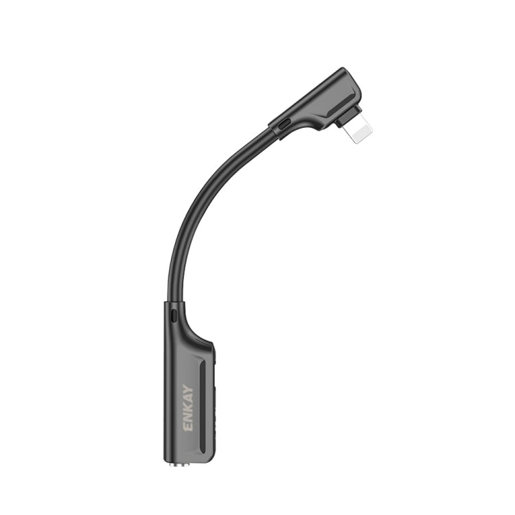 ENKAY ENK-AT103 Adaptateur en alliage de zinc pour convertisseur audio 8 broches vers 3,5 mm et interface de charge 8 broches, audio 3,5 mm et charge 8 broches