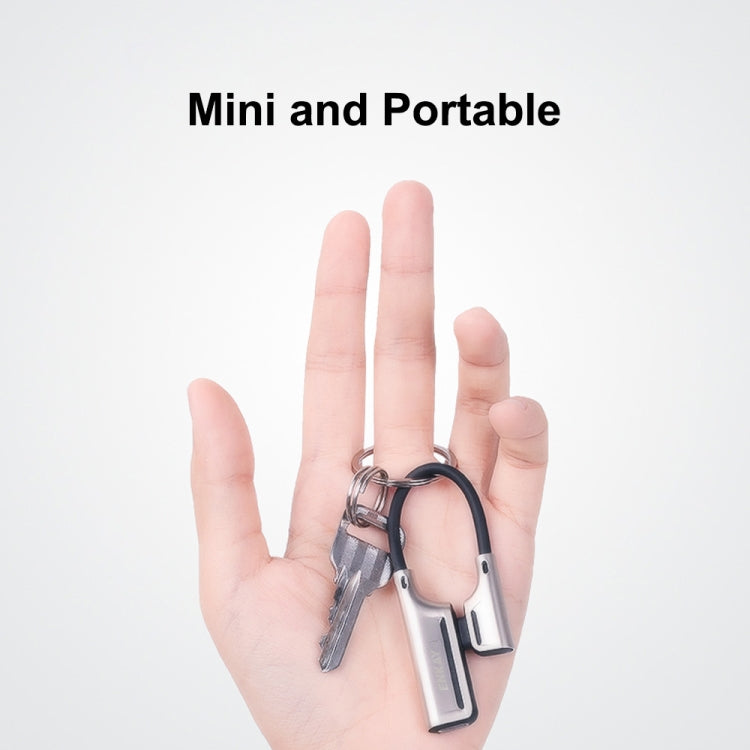 ENKAY ENK-AT102 8 Pin to 8 Pin Charging + 8 Pin Audio Interfaces Charging and Listening to Songs Zinc Alloy Adapter Converter, 8 Pin Charging + 8 Pin Audio