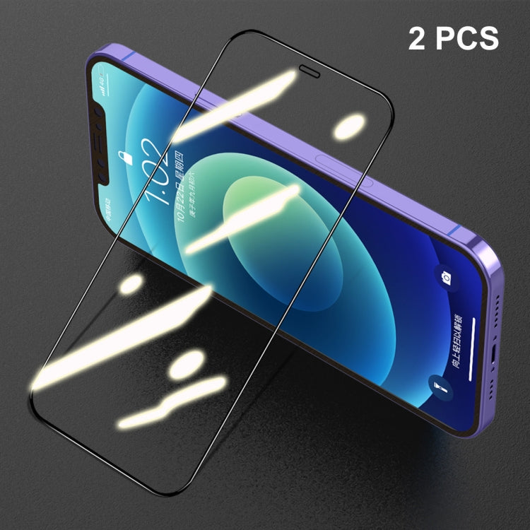 2 PCS ENKAY Hat-Prince Full Glue 0.26mm 9H 2.5D Tempered Glass Full Coverage Film, For iPhone 12 mini 2 PCS, For iPhone 12 / 12 Pro 2 PCS, For iPhone 12 Pro Max 2 PCS