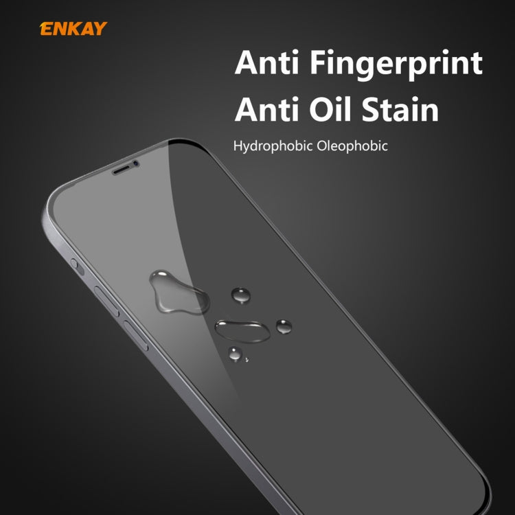 ENKAY Hat-Prince 0.26mm 9H 6D Privacy Anti-spy Full Screen Tempered Glass Film, For iPhone 12 mini 5.4, For iPhone 12 / 12 Pro 6.1, For iPhone 12 Pro Max 6.7