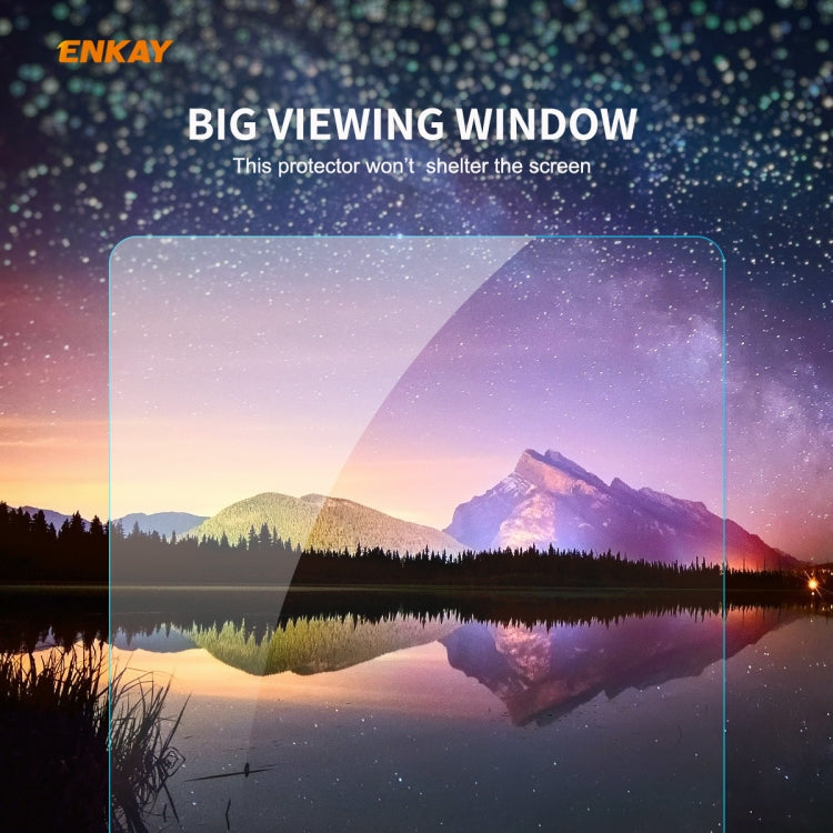 2 PCS ENKAY Hat-Prince 0.33mm 9H Surface Hardness 2.5D Explosion-proof Tempered Glass Protector, For iPad 10.2 2021 / 2020 / 2019(2pcs), For iPad Air 2020 10.9 / Air 2022(2pcs)