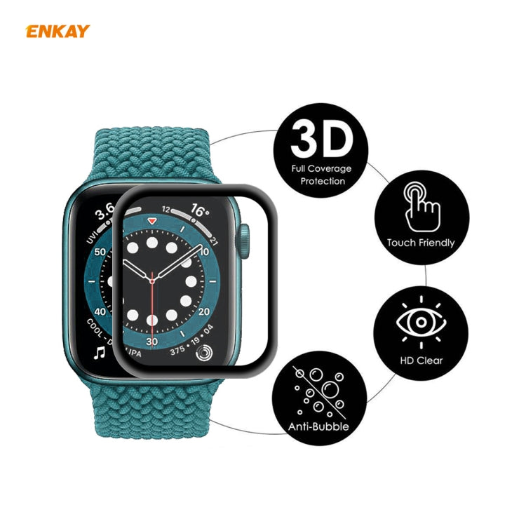 2 PCS ENKAY Hat-Prince 3D Full Screen Soft PC Edge + PMMA HD Screen Protector Film, For Apple Watch 6/5/4/SE 44mm, For Apple Watch 6/5/4/SE 40mm