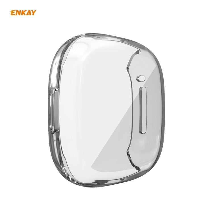 For Fitbit Versa 3 / Fitbit Sense ENKAY Hat-Prince ENK-AC8208 Full Coverage Transparent TPU Soft Case