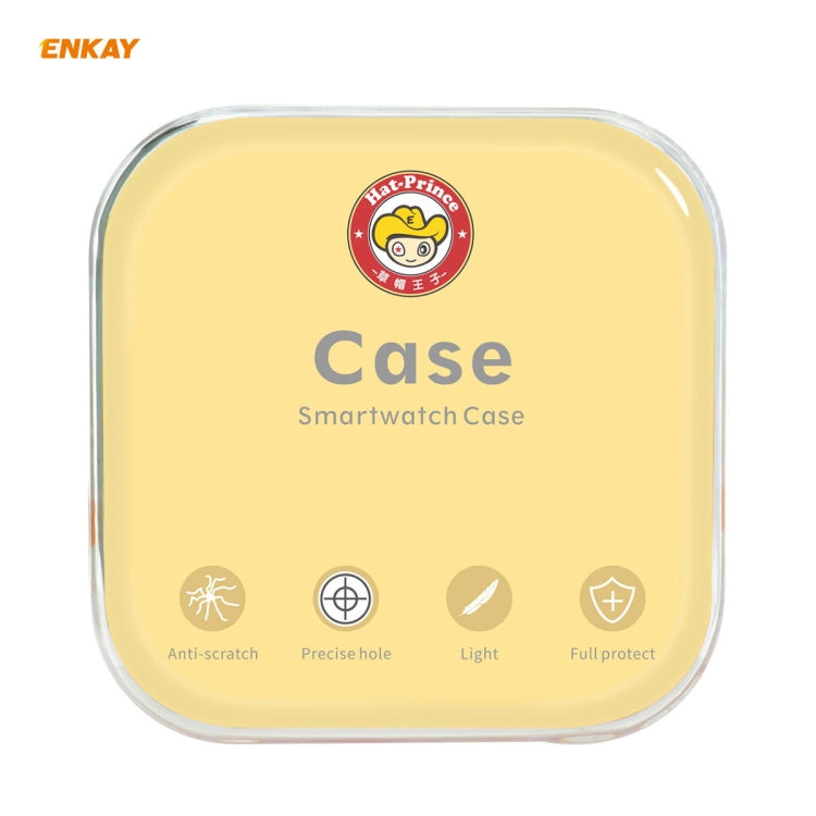 For Fitbit Versa 3 / Fitbit Sense ENKAY Hat-Prince ENK-AC8208 Full Coverage Transparent TPU Soft Case