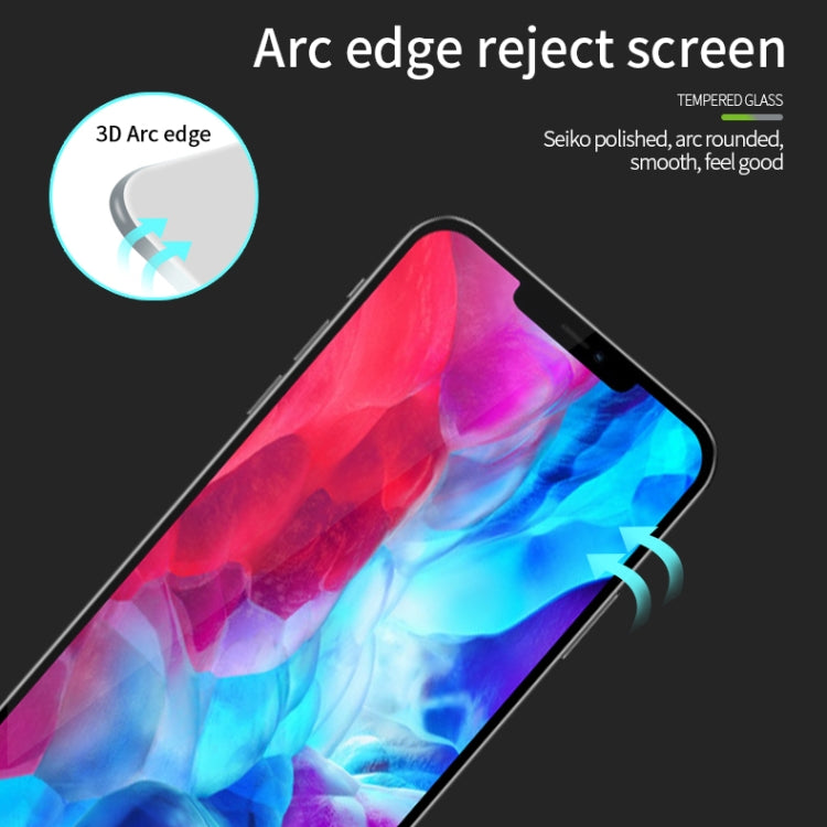 MOFI 9H 3D Explosion-proof Curved Screen Tempered Glass Film, For iPhone 12 Pro Max, For iPhone 12 / 12 Pro