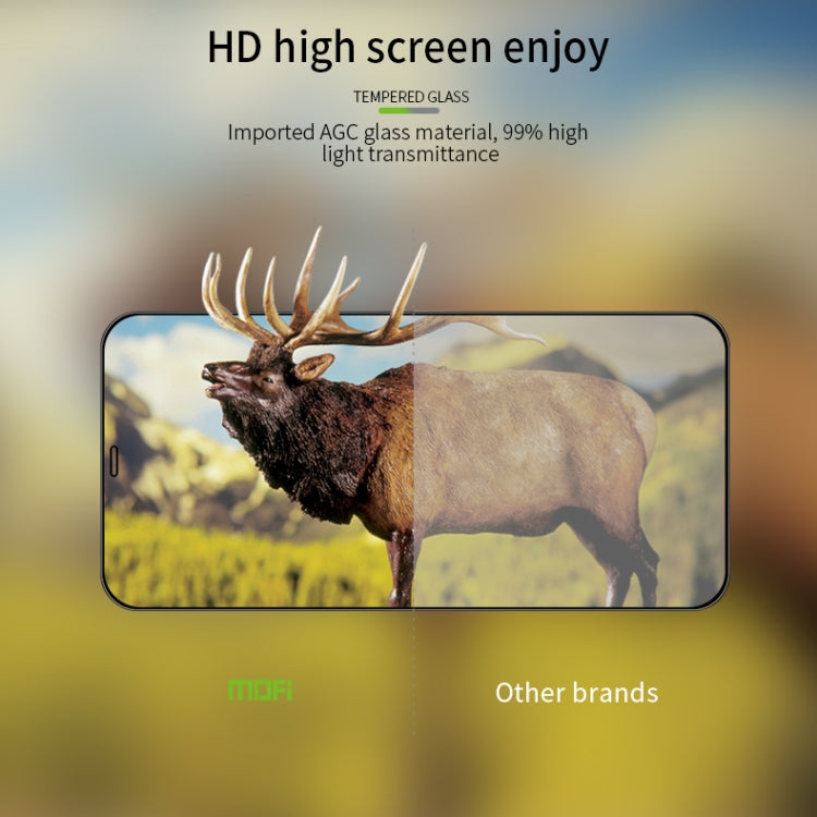 MOFI 9H 3D Explosion-proof Curved Screen Tempered Glass Film, For iPhone 12 Pro Max, For iPhone 12 / 12 Pro