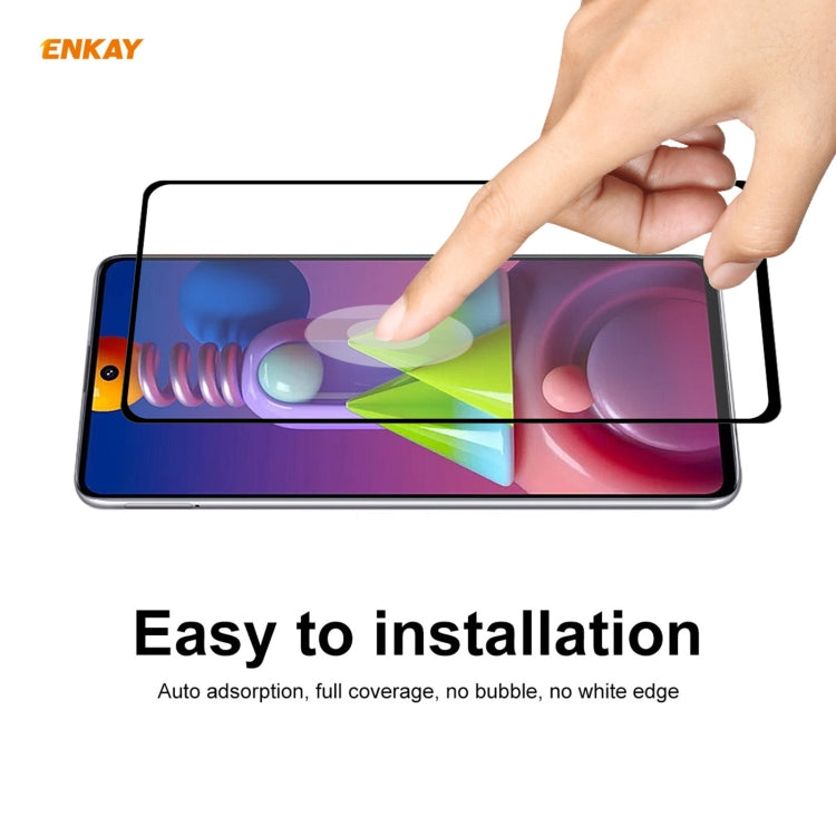 10 PCS ENKAY Hat-Prince Full Glue 0.26mm 9H 2.5D Tempered Glass Full Coverage Film