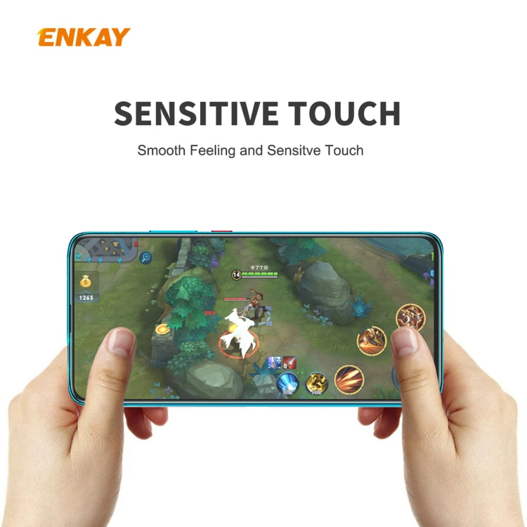 10 PCS ENKAY Hat-Prince 0.26mm 9H 2.5D Curved Edge Tempered Glass Film