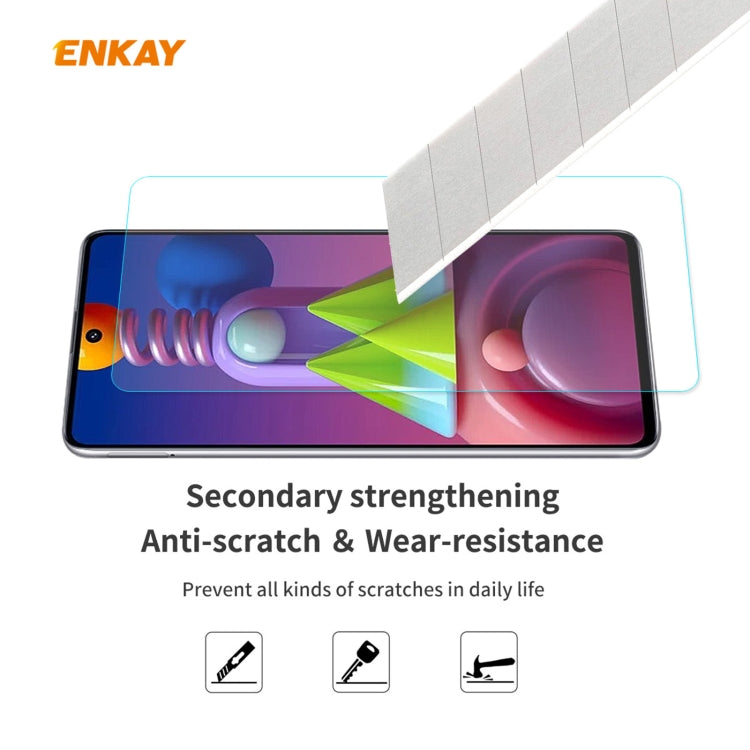 10 PCS ENKAY Hat-Prince 0.26mm 9H 2.5D Curved Edge Tempered Glass Film
