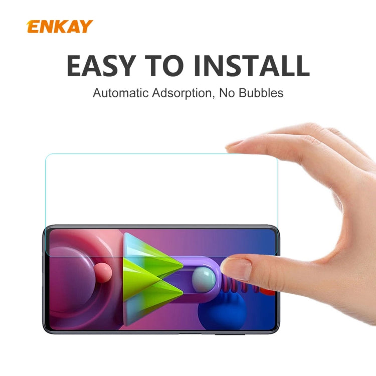 10 PCS ENKAY Hat-Prince 0.26mm 9H 2.5D Curved Edge Tempered Glass Film