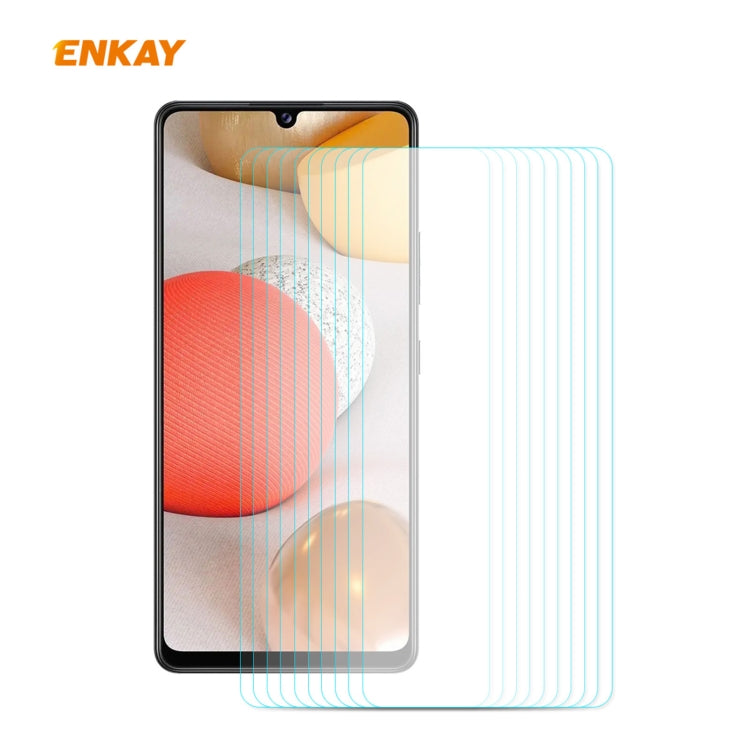 10 PCS ENKAY Hat-Prince 0.26mm 9H 2.5D Curved Edge Tempered Glass Film