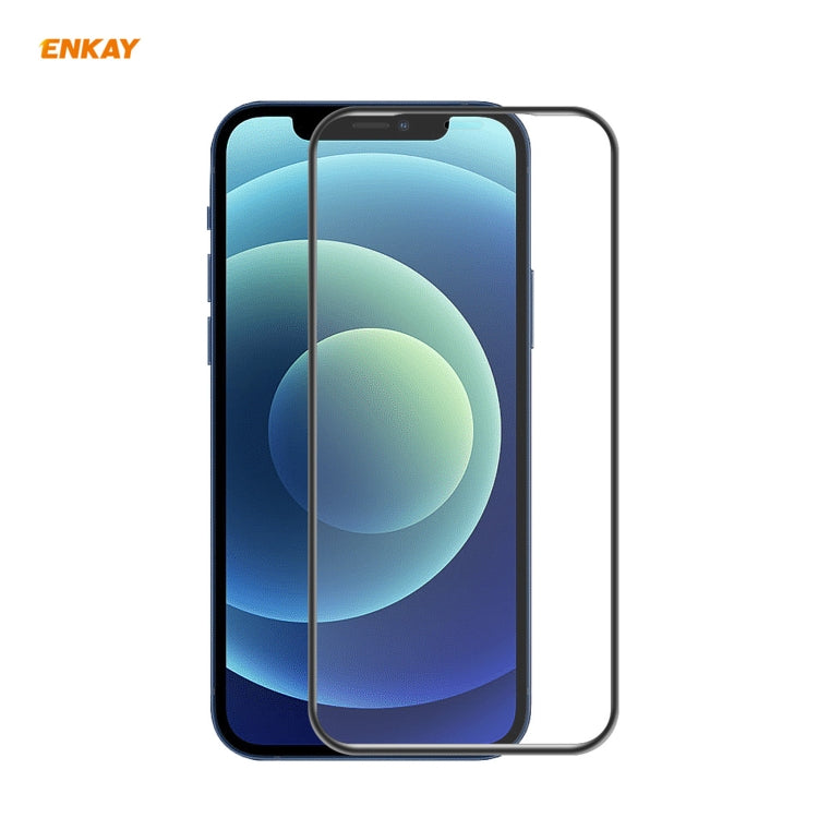 ENKAY Hat-Prince Anti-drop Full Glue Tempered Glass Full Screen Film Anti-fall Protector, For iPhone 12 mini(1 PC), For iPhone 12 / 12 Pro(1 PC), For iPhone 12 Pro Max(1 PC)