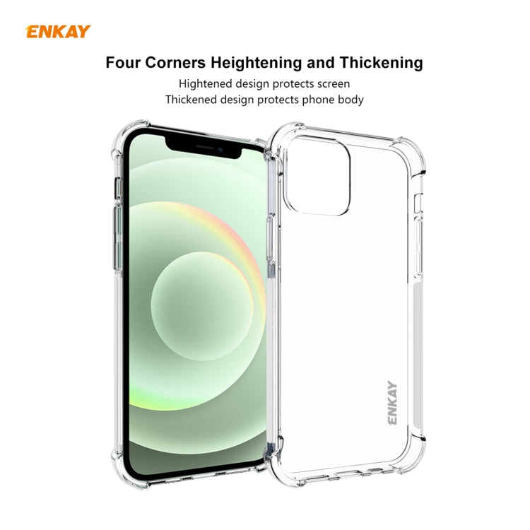 Hat-Prince ENKAY ENK-PC049 Clear TPU Soft Case Shockproof Cover, For iPhone 12 mini, For iPhone 12 / 12 Pro, For iPhone 12 Pro Max