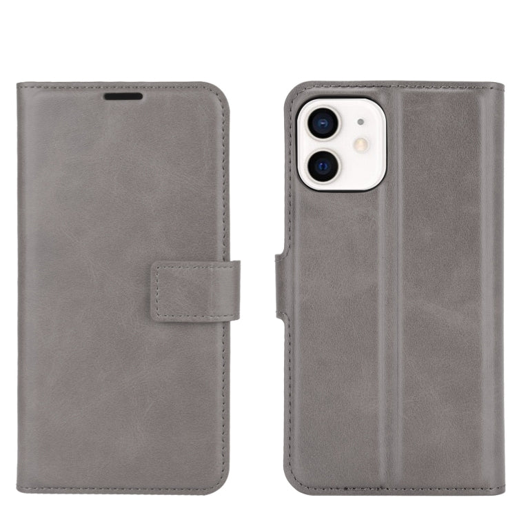 Retro Calf Pattern Buckle Horizontal Flip Leather Case with Holder & Card Slot & Wallet, For iPhone 12 Pro Max, For iPhone 12 Mini