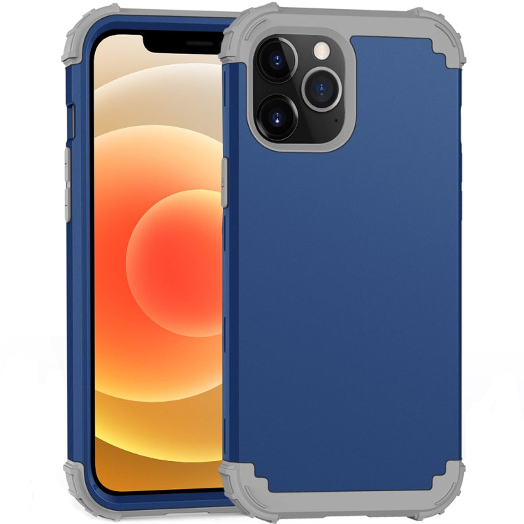 PC+ Silicone Three-piece Anti-drop Mobile Phone Protective Back Cover, For iPhone 12 mini, For iPhone 12 / 12 Pro, For iPhone 12 Pro Max