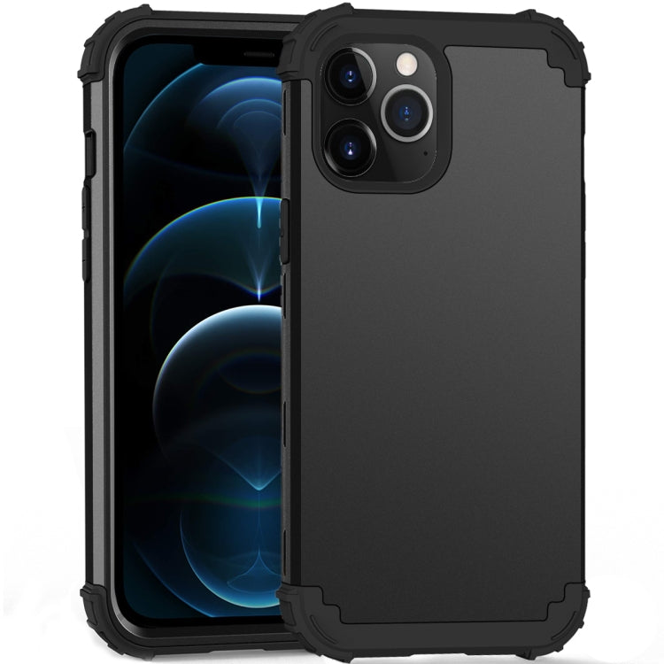 PC+ Silicone Three-piece Anti-drop Mobile Phone Protective Back Cover, For iPhone 12 mini, For iPhone 12 / 12 Pro, For iPhone 12 Pro Max