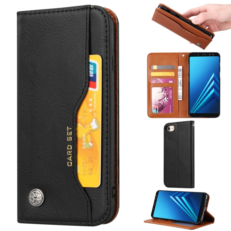 Knead Skin Texture Horizontal Flip Leather Case for iPhone 6/iPhone 7/iPhone 8, with Photo Frame & Holder & Card Slots & Wallet, For iPhone 6 & 6s