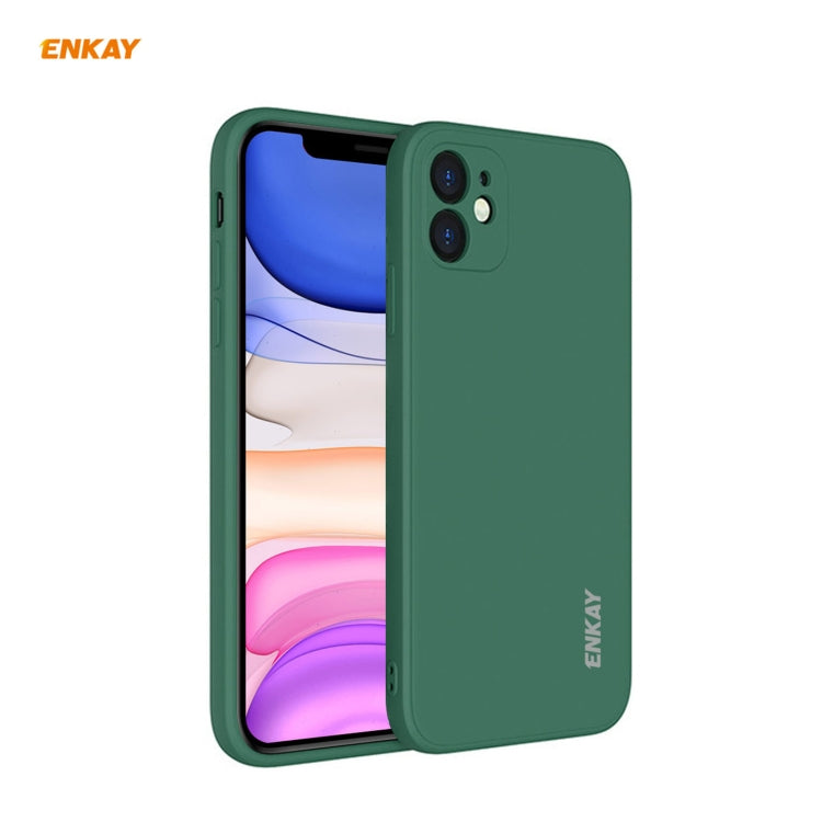 For iPhone 11 Pro Hat-Prince ENKAY ENK-PC064 Liquid Silicone Straight Edge Shockproof Protective Case, For iPhone 11 Pro