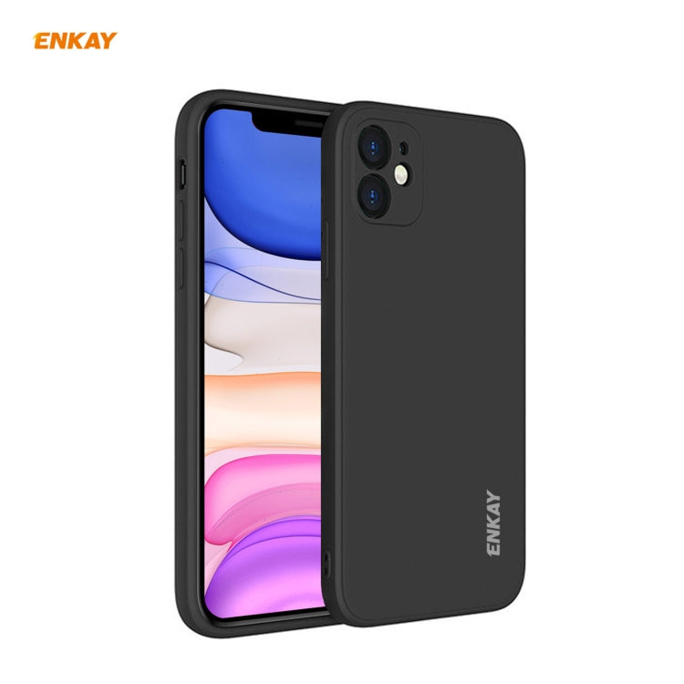 For iPhone 11 Pro Hat-Prince ENKAY ENK-PC064 Liquid Silicone Straight Edge Shockproof Protective Case, For iPhone 11 Pro