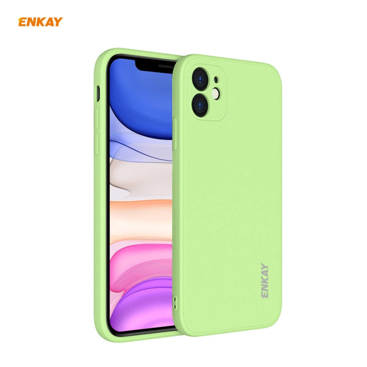 For iPhone 11 Pro Hat-Prince ENKAY ENK-PC064 Liquid Silicone Straight Edge Shockproof Protective Case, For iPhone 11 Pro