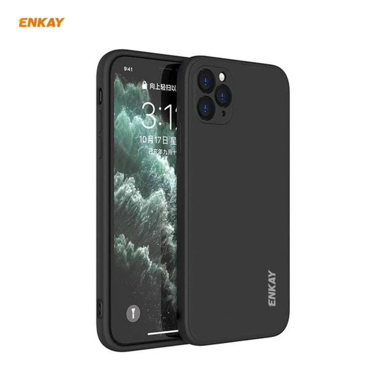 For iPhone 11 Pro Hat-Prince ENKAY ENK-PC065 Liquid Silicone Straight Edge Shockproof Protective Case, For iPhone 11 Pro