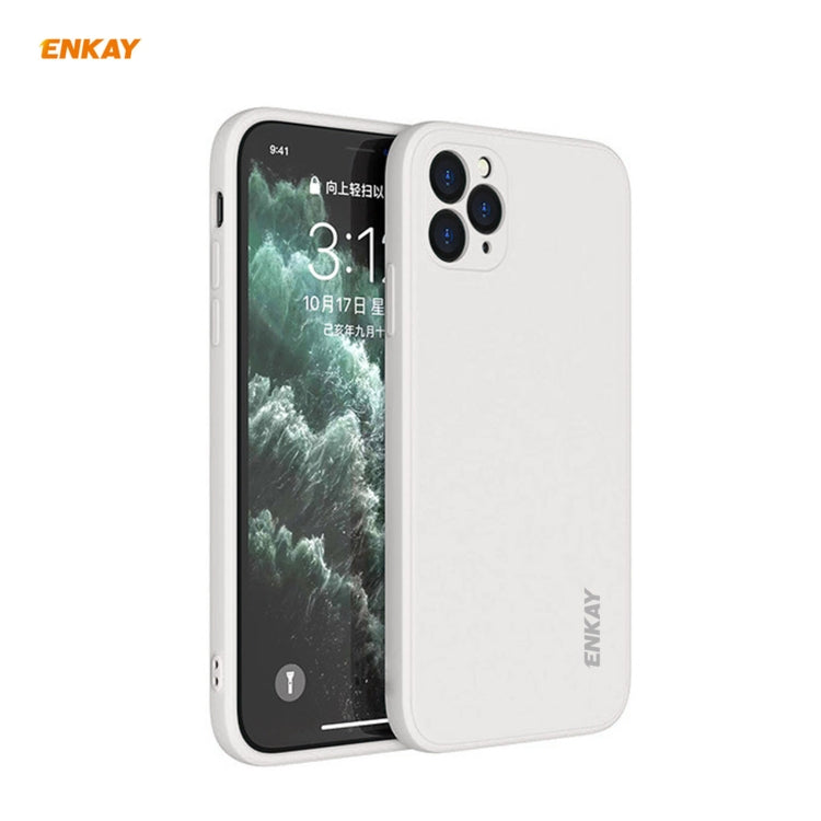 For iPhone 11 Pro Hat-Prince ENKAY ENK-PC065 Liquid Silicone Straight Edge Shockproof Protective Case, For iPhone 11 Pro
