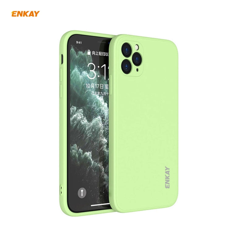 For iPhone 11 Pro Max Hat-Prince ENKAY ENK-PC066 Liquid Silicone Straight Edge Shockproof Protective Case, For iPhone 11 Pro Max