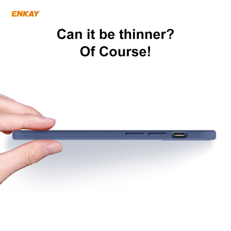 For iPhone 12 Pro Max Hat-Prince ENKAY ENK-PC070 Liquid Silicone Straight Edge Shockproof Protective Case, For iPhone 12 Pro Max