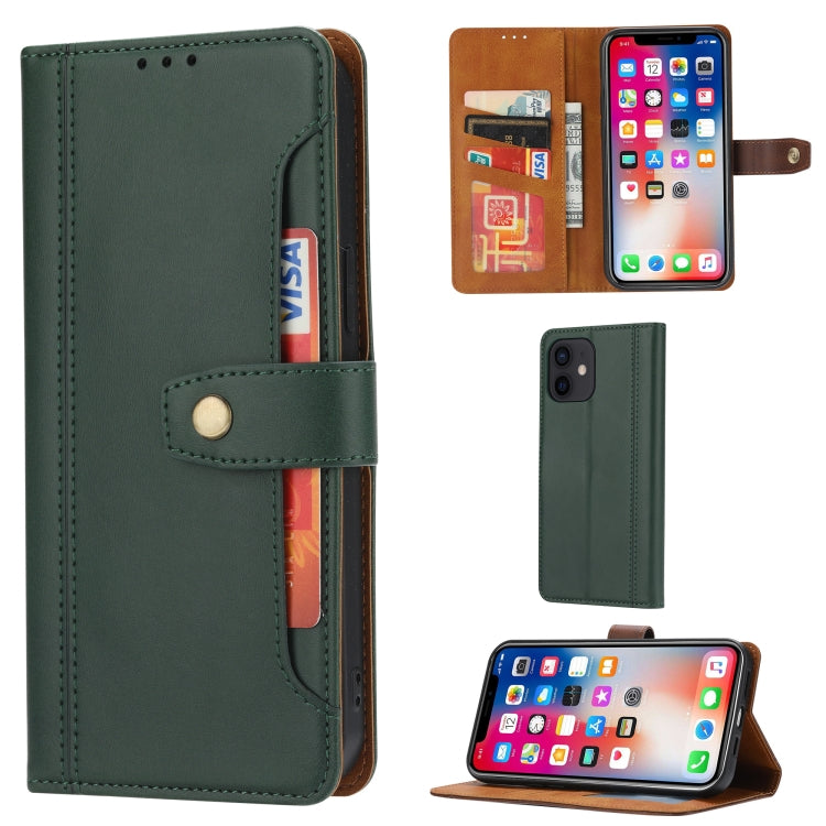 Calf Texture Double Fold Clasp Horizontal Flip Leather Case with Photo Frame & Holder & Card Slots & Wallet For iPhone 12 mini, For iPhone 12 mini
