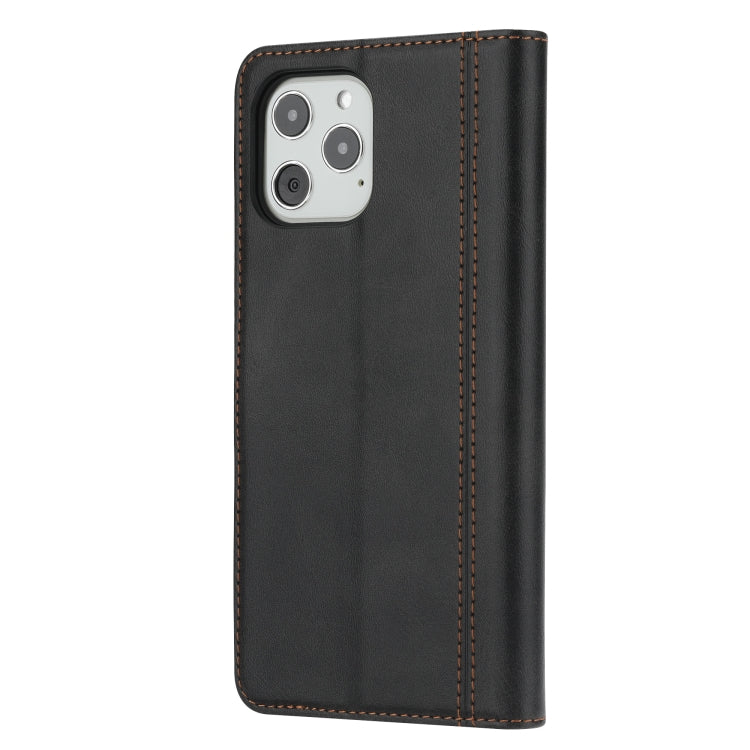 Calf Texture Double Fold Clasp Horizontal Flip Leather Case with Photo Frame & Holder & Card Slots & Wallet For iPhone 12 / 12 Pro, For iPhone 12 / 12 Pro