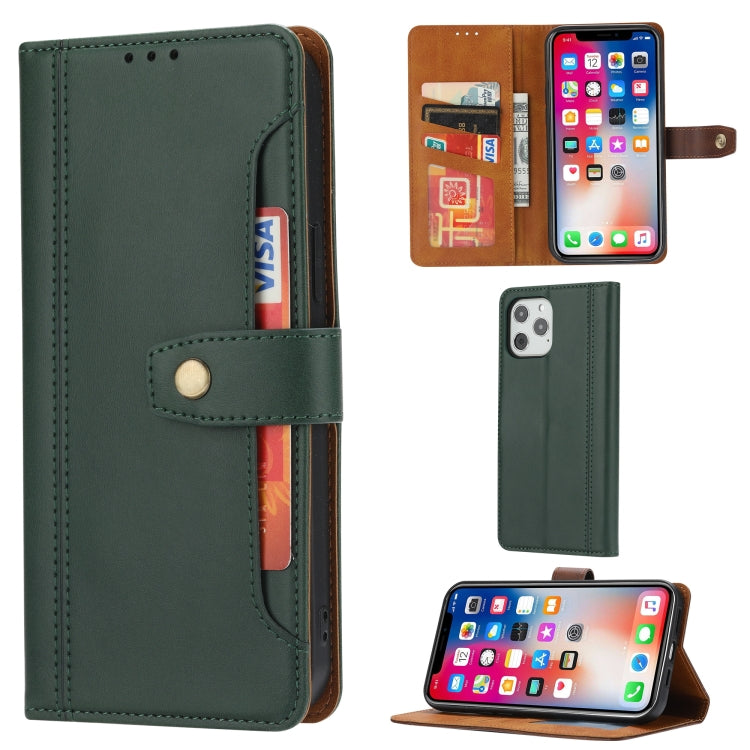 Calf Texture Double Fold Clasp Horizontal Flip Leather Case with Photo Frame & Holder & Card Slots & Wallet For iPhone 12 / 12 Pro, For iPhone 12 / 12 Pro
