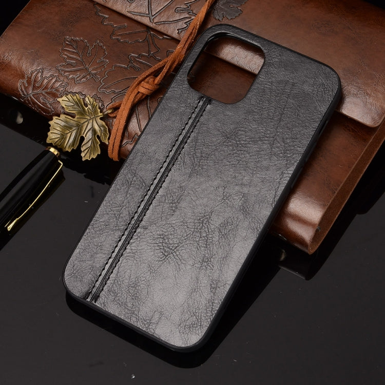 Shockproof Sewing Cow Pattern Skin PC + PU + TPU Case For iPhone 12 Pro Max, For iPhone 12 Pro Max